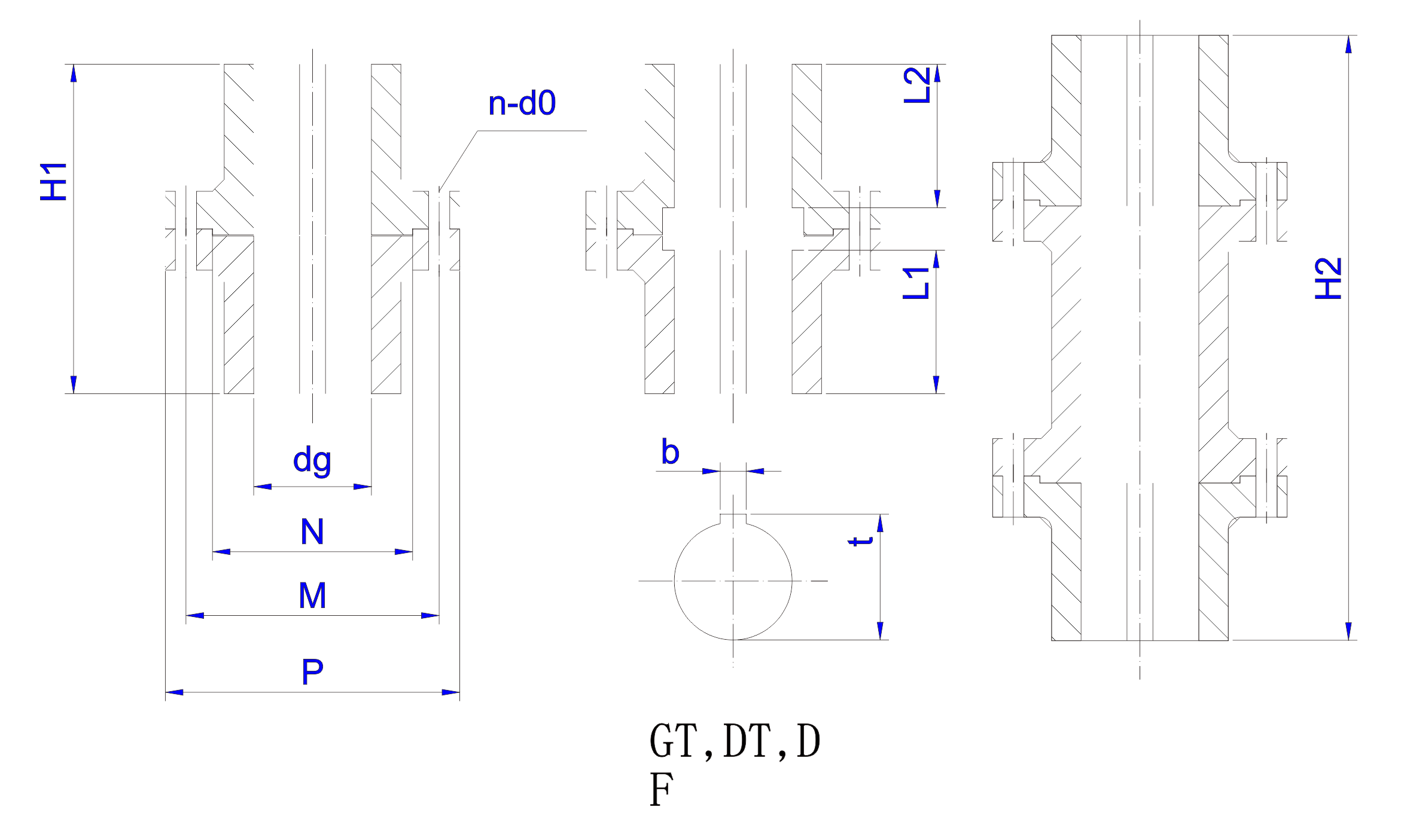 GT.DT.DF型單支點剛性凸緣聯(lián)軸器 GT.DT.DF型單支點剛性凸緣聯(lián)軸器設(shè)計圖